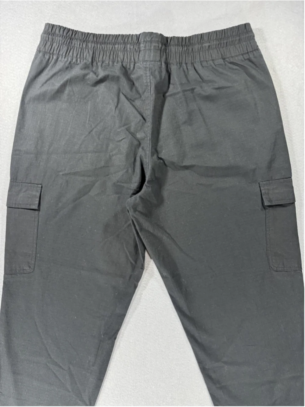 True Religion Jet Black Ripstop Jogger XL with Hook and Loop Pockets